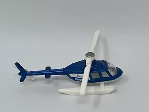 Vintage Corgi Juniors # 63 Chopper Squad Surf Rescue Helicopter Diecast Toy - Picture 1 of 6