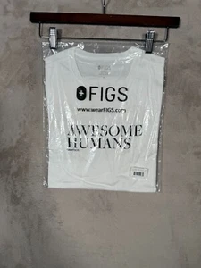 Figs T-Shirt Womens Size Small Awesome Human New - Picture 1 of 2
