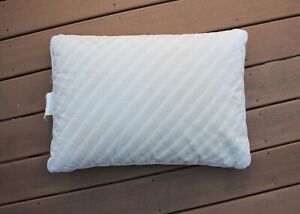 70's Vintage Down Pillow / Company Store / Queen Size 28x20 / Clean with Stains