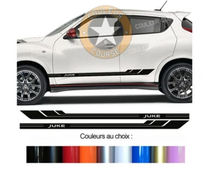 2 X BANDES BAS DE CAISSE POUR NISSAN JUKE SPORT AUTOCOLLANT STICKER BD541-4 - Imagen 1 de 2