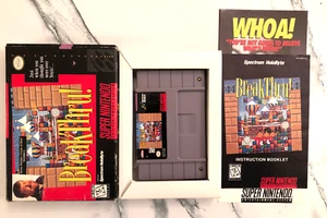 BreakThru!..Super Nintendo Snes Ntsc..Complete..Excellent Condition. - Picture 1 of 11