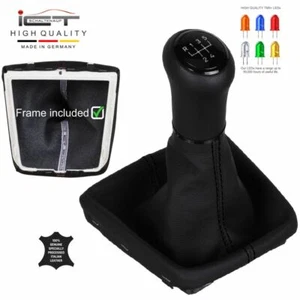 New ICT shift gear knob gaiter boot LED for Seat Ibiza Typ 6J/6P/6F leather A88 - Picture 1 of 6