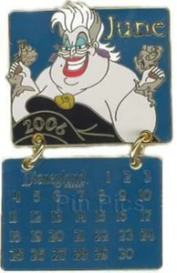 Disney Pin 46850 DLR 2006 Disneyland Calendar June Ursula Little Mermaid LE - Picture 1 of 1