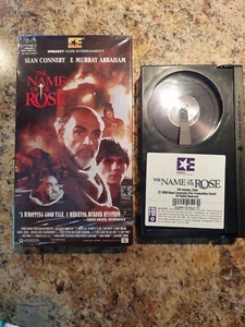 The Name of the Rose Sean Connery Christian Slater Embassy 1987 Beta [ Not VHS] - Picture 1 of 2