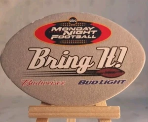 Monday Night Football MNF Bring It! Untersetzer Saison 2001 ~ Budweiser - Bild 1 von 2