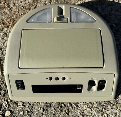 2004-07 Nissan Armada QX56 Front Overhead Console Map Light Compartment Tan OEM - Image 1 of 3