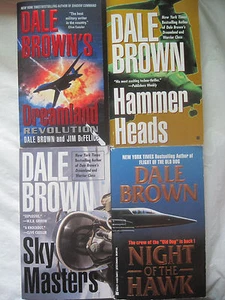 Lot of 4~Dale Brown Military Mystery~Dreamland Hawk Sky Hammerheads~LBDPB - Picture 1 of 6
