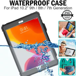 For Apple iPad 10.2" 9th 8th 7th Gen Tough Shockproof WATERPROOF IP69 Case Cover - Picture 1 of 11