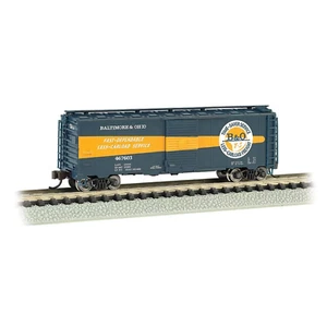 17064 Bachmann N Gauge AAR 40' Steel Box Car - B&O Timesaver #467603 - Picture 1 of 1