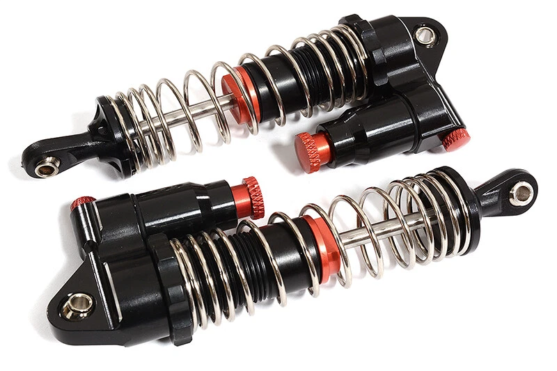 Alloy 90mm Piggyback Shock(2) w/ Rebound Adjust for SCX-10, SCX10 II & SCX10 III - Image 1 of 1