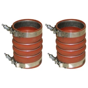 4 Inch Charge Air Cooler Hose Kit W/ SS Clamps - Set Of 2 - Picture 1 of 1