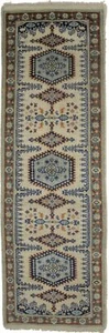 Geometric Tribal Indo-Viss Runner Rug Oriental Carpet Kitchen Décor 3X8 ft - Picture 1 of 14