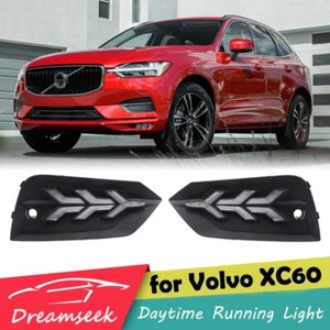 Fendinebbia LED DRL per Volvo XC60 2018+ TFL luce diurna indicatori di direzione - Foto 1 di 11