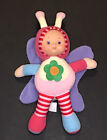 Baby's First Doll Motyl Baby Doll Pluszowa zabawka Grzechotka Marszczony kwiat RZADKI HTF