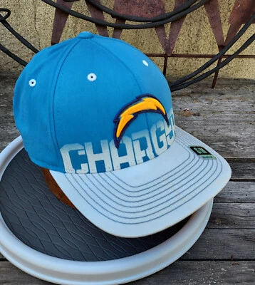 Reebok San Diego Chargers Ghost Fade Pattern Fitted Small NFL Cap Rare - Image 1 of 4