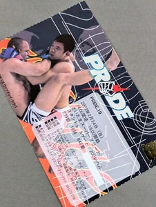 PRIDE 19 Ticket Stub Kazushi Sakuraba vs Wanderlei Silva ver. 2002 - Foto 1 di 8