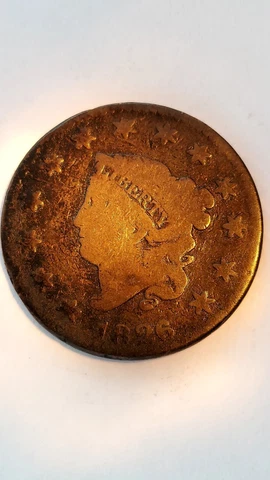 1826 United States Coronet Type Large Cent Cover