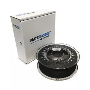 MATTEFORGE : Advanced Matte PLA 3D Printer Filament - 1.75mm BLACK (1KG) - Picture 1 of 1