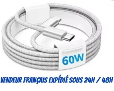 RMA Câble USB Type C Charge Rapide Chargeur et Transfert de Données Sync cordon
