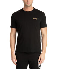 Emporio Armani EA7 t-shirt men 8NPT18PJ02Z0208 Black round collar short sleeves