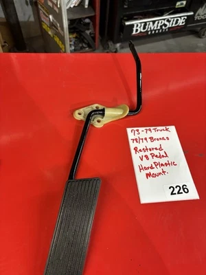 1973-1979 ford F150 bronco gas accelerator pedal 7475 76 77 78 79 Restored #226 - image 1 of 2