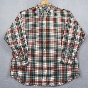 Camisa Polo Ralph Lauren The Big Para Hombre Grande A Cuadros Abotonada Manga Larga Franela - Imagen 1 de 10