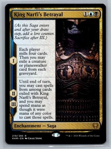 King Narfi's Betrayal, 219/285, Kaldheim, selten, MTG Spiel - Bild 1 von 2