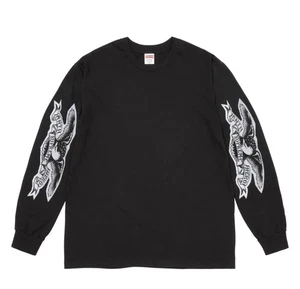 T-shirt Supreme Antihero Eagle l/S nera XXL NUOVA FW25 PREVENDITA - Foto 1 di 2