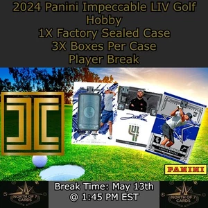 Peter Uihlein - 2024 Panini Impeccable LIV Golf - 1X Case Player BREAK #1 - Picture 1 of 3