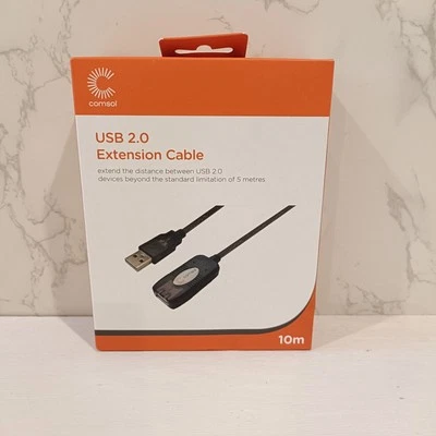 COMSOL USB 2.0 Extension Cable 10m New in box BNIB Extender - Image 1 of 2