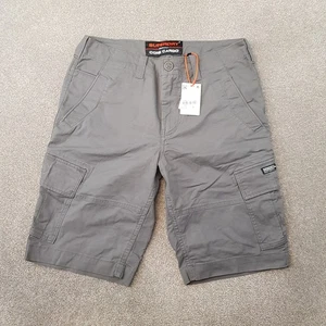 Superdry Herren Shorts 31 Grau Cargo Utility Pocket Military Army Combat Outdoor - Bild 1 von 8