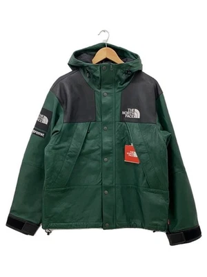 THE NORTH FACE 其他 18AW 皮革山地公园夹克 S SHEEP 绿色 二手 — 第 1/4 张图片