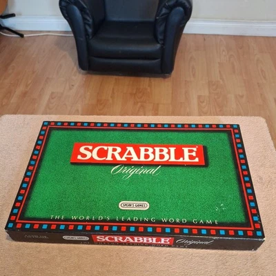 Original Scrabble by Spear's Games Vintage 1988 - Juego Familiar Clásico Completo Foto 1 de 4
