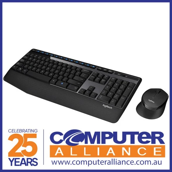 LOGITECH MK345 REFRESH WIRELESS KEYBOARD & MOUSE COMBO USB RECEIVER- 920-012926