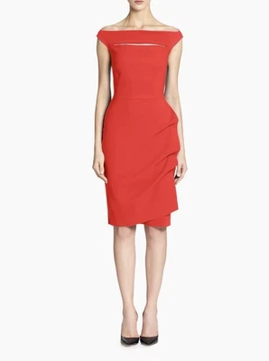 Vestido rojo con hombros descubiertos Chiara Boni Melania para mujer talla 44/talla 8 recorte Foto 1 de 4