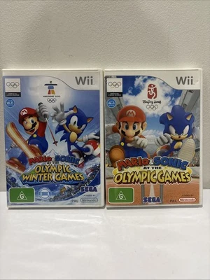 Mario & Sonic At The Olympic Games + Winter Games Nintendo Wii Bundle X2 - Image 1 of 4