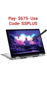 Dell Inspiron 14" 13thGen i5 8GB/512GB 2-in-1 Touch Laptop +Active Pen-Brand New - Picture 1 of 15