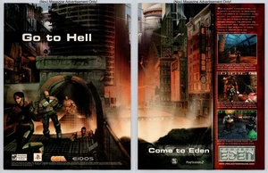 Project Eden Playstation 2 Eidos Core Game Promo 2001 2Page Advertisement - Picture 1 of 5