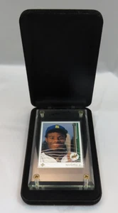 1989 Upper Deck #1 Ken Griffey Jr. Rookie Card in Hard Plastic & Velvet Case - Picture 1 of 8