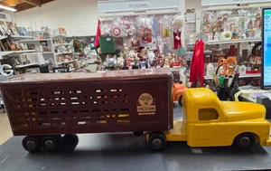 1940’s Structo Press Steel Farm Livestock Truck - Bild 1 von 2