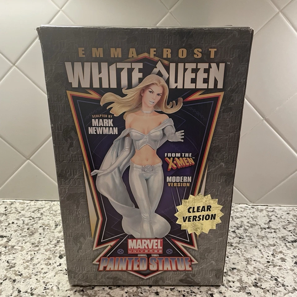 Bowen Designs - Estátua Emma Frost White Queen versão transparente - Marvel #418/1000 - Imagem 1 de 4