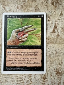 Deathgrip (LP) Quinta Edizione 5ED Magic MTG - Foto 1 di 2