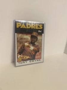 BASEBALL KARTE TOPPS 1986 JUMBO OVERSIZE 5 x 7 TONY GWYNN SAN DIEGo Top Loader - Bild 1 von 4