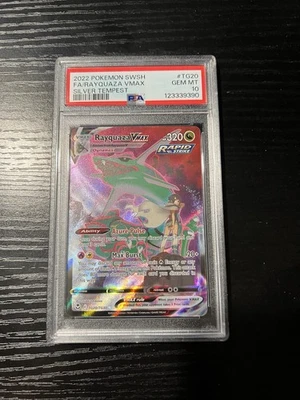 PSA 10 Rayquaza VMAX Holo TG20/TG30 Pokemon SWSH Silver Tempest - Image 1 of 2