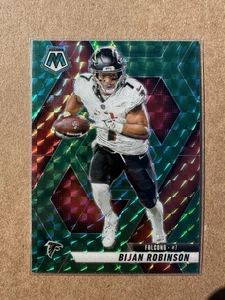 2025 Mosaik Bijan Robinson Green Mosaic Prizm Atlanta Falcons - Bild 1 von 2
