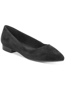 BELLA VITA Womens Black Vivien Pointed Toe Slip On Leather Ballet Flats 7.5 M - Picture 1 of 3