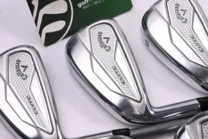Left Hand Callaway Elyte Irons / 6-PW+AW+SW / Senior Flex Denali Charcoal 55 - Picture 1 of 7