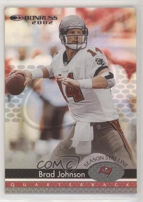 2002 Donruss Season Stat Line /77 Brad Johnson #183 - Image 1 of 2