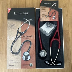 3M Littmann Cardiology III Stethoscope - Burgund - Bild 1 von 4