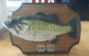 Big Mouth Billy Bass 1999 Gemmy Singing Fish Motion 2 canzoni - funziona TESTATO  - Foto 1 di 5